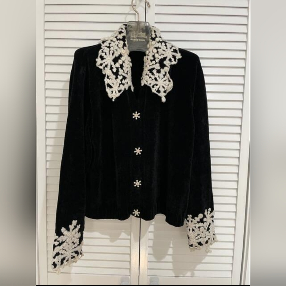 Snowflake Embellished Jacket